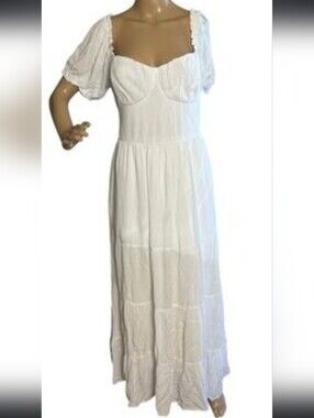 Hollister Eyelet Maxi Dress